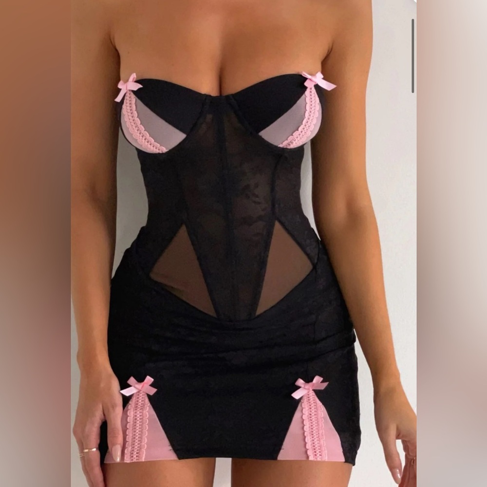 Corset fitted dress